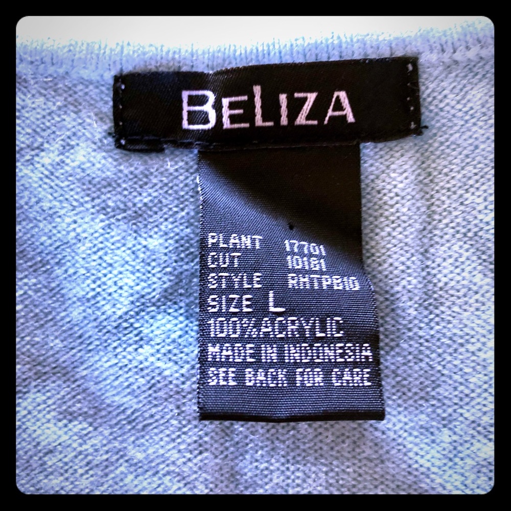 NWT-Belize knit tank top. Baby blue.